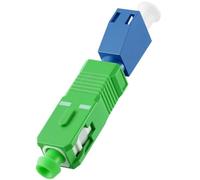 FiberPrime - Adaptateur fibre optique SCA vers LCU, coupleur monomode, 1 | Simplex monomode, SM 9/125μm, mâle-femelle, convertisseur hybride à fibre optique, pour intégrer GPON/FTTH des équipements