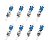 FiberPrime - Adaptateur fibre optique ST vers LCU, convertisseur monomode | Simplex monomode, SM 9/125 μm, ST/UPC mâle vers LC/UPC femelle, coupleur de fibre optique hybride pour compteur de puissance