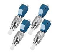 FiberPrime - Adaptateur fibre optique ST vers LCU, convertisseur monomode | Simplex monomode, SM 9/125 μm, ST/UPC mâle vers LC/UPC femelle, coupleur de fibre optique hybride pour compteur de puissance