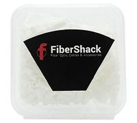 Fibershack - Capuchons anti-poussière en fibre optique LC 200 x 1,25 mm LC dans un étui de verrouillage pour câbles en fibre LCUPC et faces d'extrémité