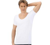 Fibershirts® T-Shirt Anti Transpiration - T-Shirt Contre Les Taches de Sueur - Tee Shirt Anti Transpirant - avec ArmPads Pro & Traitement à l'argent - Hommes - Col V Profond