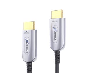 FiberX FX-I350-010 câble HDMI 10 m HDMI Type A (Standard) Noir, Argent