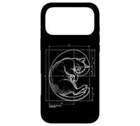 Fibonacci Chat Spirale Math Math Géométrie Sacrée Coque pour iPhone 17 Pro Max