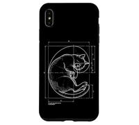 Fibonacci Chat Spirale Math Math Géométrie Sacrée Coque pour iPhone XS Max