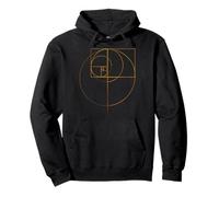 Fibonacci Golden Ratio Cercle Géométrie Mathématiques Mathématiques Sweat à Capuche