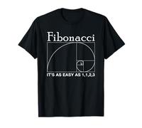 Fibonacci, It's as Easy as 1, 1, 2, 3 Fibonacci Sequence T-Shirt
