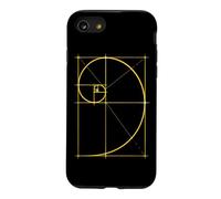 Fibonacci Séquence Or Spirale Géométrie Mathématiques Coque pour iPhone SE (2020) / 7/8