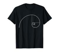 Fibonacci, Spirale, Nombre d'or, géométrie, Architecture T-Shirt