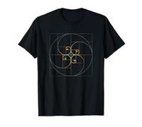 Fibonacci, Spirale, Nombre d'or, géométrie, Architecture T-Shirt