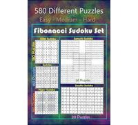 Fibonacci Sudoku Set: 580 Different Sudoku , Killer Sudoku, Hyper Sudoku, Double Sudoku, and Samurai Sudoku puzzles all at different levels of difficulty.