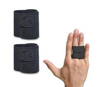 FIBOUND 2 Manchons de Soutien Réglables pour les Doigts, Une Attelle pour le Doigt Complice, Une Attelle de Soutien pour les Doigts, un Manchon de Soutien pour les Doigts