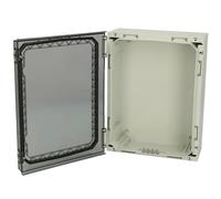 Fibox 4811002 Neo PC 42x32x15cm T à Charnière Polycarbonate Enceinte, Clair Étui
