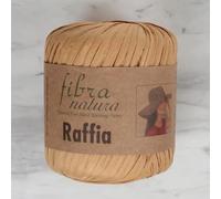 Fibra Natura Fil de raphia en cellulose 100 % rayonne, cordon en papier pour macramé, 40 g 90 m, paille en raphia naturel, fil pour décoration d'intérieur, fil respectueux de l'environnement (22)