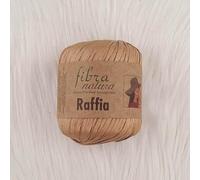 Fibra Natura Lot de 14 fils de raphia naturel, 100 % cellulose, cordon en papier pour macramé, 40 g, 90 m, paille en raphia naturel, fil de panier, fil pour décoration d'intérieur, fil écologique