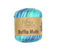 Fibra Natura - Multi fil en raphia, 100 % cellulose, raphia, papier macramé, 34,9 g, 80 m, paille en raphia, fil décoratif (11)
