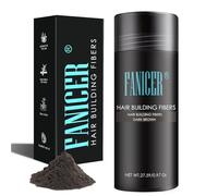 Fibre 27.5g, Fibres capillaires pour épaissir et donner un look authentique aux cheveux, Châtain foncé