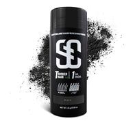 Fibre Capillaire,Poudre Densifiante Cheveux Homme Femme,Pour Épaissir les Cheveux en Secondes,Hair Building Fibres Pour Cheveuxs Clairsemés (Noir)