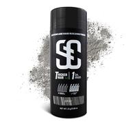 Fibre Capillaire, Poudre Densifiante Cheveux Homme Femme,Pour Épaissir les Cheveux en Secondes,Hair Building Fibres Pour Cheveuxs Clairsemés (Gris)