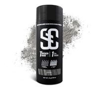 Fibre Capillaire, Poudre Densifiante Cheveux Homme Femme,Pour Épaissir les Cheveux en Secondes,Hair Building Fibres Pour Cheveuxs Clairsemés (Gris)