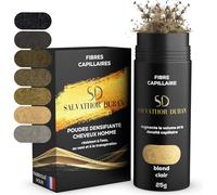 Fibre capillaire Salvathor Duran 25 g - Poudre densifiante cheveux homme - Poudre pour cheveux - Thick fiber (Blond Clair)