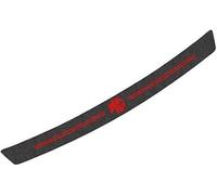 Fibre Carbone Protecteur Pare-Chocs Arrière Bande pour MG MG3 / MG4 EV / MG5 / MG6 / MG HS/MG ZS, De Seuil Arrière Plaque Anti-Rayures, Bande De Protection De Coffre De Voiture Crash,Red