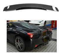 Fibre De Carbone Aileron D'Aile ArrièRe Aileron De Toit De Coffre pour Ferrari 458 Italia Base Coupe Convertible 2-Door 2011 2012 2013, Coffre de Voiture aileron Accessoires De Modification