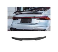 Fibre de carbone Carreau arrière Trunk Racing Boot Lip Wing Spoiler Spoiler compatible for Audi A7 C8 S7 Sline RS7 Sedan 2019-2022 AIGER LIP LIP CORTON DE COURCE ARRIÈRE