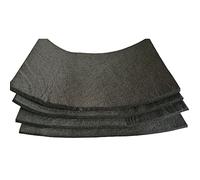 Fibre de Carbone Graphite Feutre Doux Batterie Électrode Conductivité Graphite Pad Haute Température Fibre De Carbone for Contamination Adsorption Cleanin 4PCS(300 * 200 * 3mm)