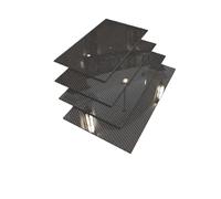 Fibre de carbone, Industrial Carbon Fiber Sheets Cutting Processing Parts Various Finishes(Twill Glossy)