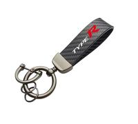 Fibre de carbone Porte-clés de voiture,pour Honda Civic Type R Portable Esthétique Durable Porte-clés de voiture Accessoires