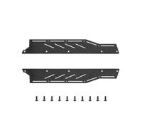 Fibre de Carbone RC Voiture Plaque Latérale Garde Pédale Côté Jupe Ensemble pour ARRMA F1 LIMITLESS 1/7 Pièces de Rechange