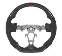 Fibre de carbone Veol de direction en daim avec couture rouge fond plat D Type Racing Design ergonomic Deluxe Mise à niveau Fit 370Z 2009 2020