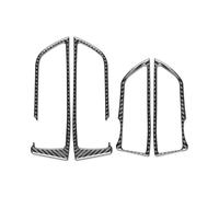 Fibre de carbone véritable for Q5L FY SQ5 2018-2024, garniture intérieure, panneau boutons commutateur lève-vitre, remplacement