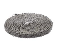 Fibre de Verre Joint Plat 2 M Autocollant pour Porte de Poêle | Ruban D’étanchéité Thermique, du Tirage, pour Porte de Foyer et Boîte à Cendres