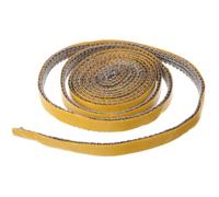 Fibre de Verre Joint Plat Auto-adhésif pour Poêle à Bois | Étanchéité Renforcée, Protection Périphérique Solide, Couleur Jaune, pour Foyer et Insert
