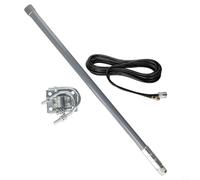 Fibre de verre omnidirectionnelle extérieure pour hélium 868 MHz 915 MHz, gain optimisé 12 dBi avec faible VSWR, connecteur mâle N pour applications à longue portée (kit d'antenne)