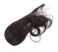 Fibre Haute Température Frange de Cheveux Marron Clip-in pour Filles | Invisible, Aspect , Change de Style, Usage Dating, Accessoire Cheveux Fille, Célébration Halloween