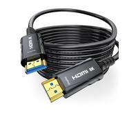 Fibre Optique Câble Hdmi 30M,Cl2 8K Fibre Optique Hdmi 2.1 Câble Haute Vitesse 4K 120Hz 8K 60Hz 48Gbps, Supporte Earc Dts:X Dolby Atmos,Compatible Avec Blu-Ray Hdtv Projecteur Moni[GBP6270183]