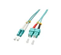 Lindy 10m OM3 LC - SC Duplex câble InfiniBand et à fibres optiques Turquoise