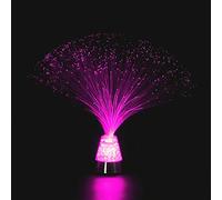 Fibre optique glace Lampe à fibre optique Lampe 7 Couleur Changement fibre optique Lumière à pile à fibre optique Fontaine Veilleuse fée décoration Night Lights Mood Lampes pour 8x33cm