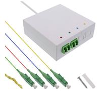 Fibre optique Inline Boîtier d'extension FTTH ® pré-connectorisé 4x LC/APC 9/125 µm 10 m