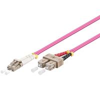Fibre optique LC-SC Câble réseau 50/125µ OM4 DUPLEX 5m