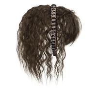 Fibre Synthétique Fibre Frange Des Cheveux Extension Cheveux Curly Wigs Haircover Fomen Girl Girl Decorative Hair Cover Pour Casual Wear Clip In Hair Extensions