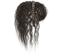 Fibre Synthétique Fibre Frange Des Cheveux Extension Cheveux Curly Wigs Haircover Fomen Girl Girl Decorative Hair Cover Pour Casual Wear Clip In Hair Extensions