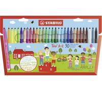 STABILO Trio A–Z stylo-feutre Fin Multicolore 30 pièce(s)