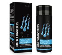 Fibres capillaires 27.5g, Hair Fibres pour Épaissir les Cheveux, Poudre de Volume de Cheveux, Camouflage Cheveux Clairsemés et Taches Chauves pour Femmes et Hommes (Marron Foncé)