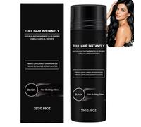 Fibres Capillaires Densifiantes pour Cheveux Clairsemés, Poudre à la Kératine pour Camoufler Zones Dégarnies et Chute de Cheveux, Effet Cheveux Plus Épais Instantané pour Homme et Femme, 25g (1pcs)