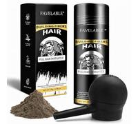 Fibres Capillaires Naturelles - Volume Immédiat et Cheveux Plus Denses, Poudre Densifiante pour Masquer la Perte de Cheveu, Brun moyen