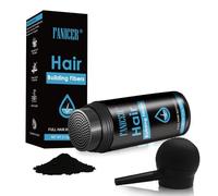 Fibres Cheveux Poudre, Fibres Cheveux Avec Applicateur En Spray, Poudre Capillaires Pour Hommes Et Femmes, Densifier Racines, Fibres de capillaires, Pour Cheveux fins et clairsemés (Noir)