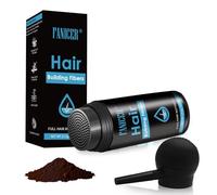 Fibres Cheveux Poudre, Poudre Capillaires Pour Hommes Et Femmes, Fibres Cheveux Avec Applicateur En Spray, Densifier Racines, Fibres de capillaires, Pour Cheveux fins et clairsemés (Brunfoncé)